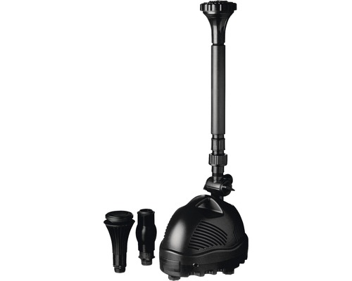 Tuinfonteinpomp met verschillende opzetstukken