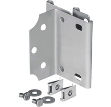 Metalen hoekverbinding met schroeven en moeren