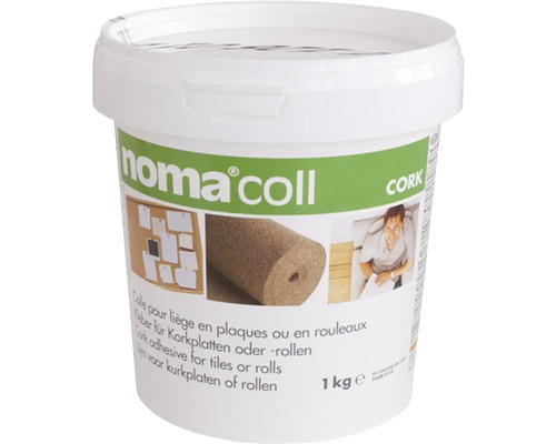 NOMA Coll wandbekledingslijm kurk 1 kg Noma Coll kurklijm in emmer, 1 kg