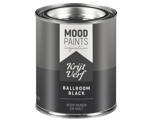 MOODPAINTS Krijtverf ballroom black antraciet 100 ml