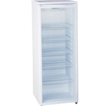 Drankenkoelkast met glazen deur en meerdere planken