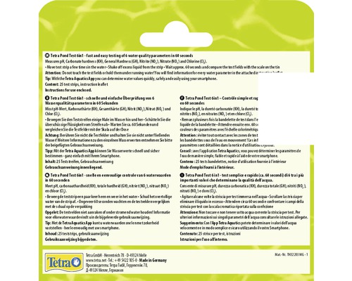 Tetra Pond Test 6in1 voor snelle en eenvoudige controle van zes waterwaarden