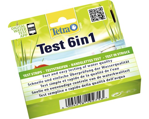 Tetra 6in1 teststrips voor waterkwaliteitscontrole