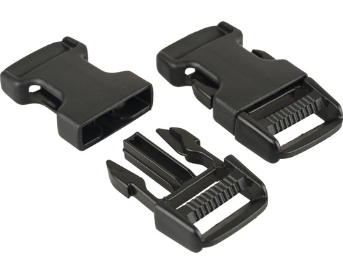 Kunststof klikgesp, driedelig