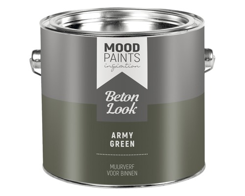 MOODPAINTS Muurverf Betonlook army green 2,5 l