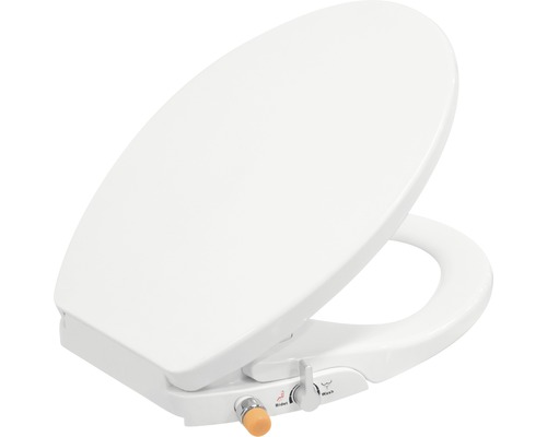 FORM & STYLE Douche-WC stroomloos wit koudwateraansluiting FORM & STYLE Douche-WC stroomloos wit koudwateraansluiting