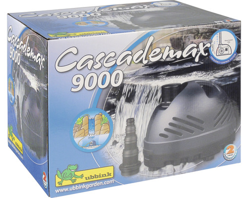 Verpakking van de Ubbink Cascademax 9000 vijverpomp