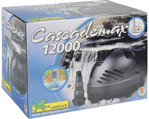 Verpakking van de Ubbink CascadeMax 12000 vijverpomp