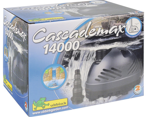 Cascademax 14000 vijverpomp in de verpakking