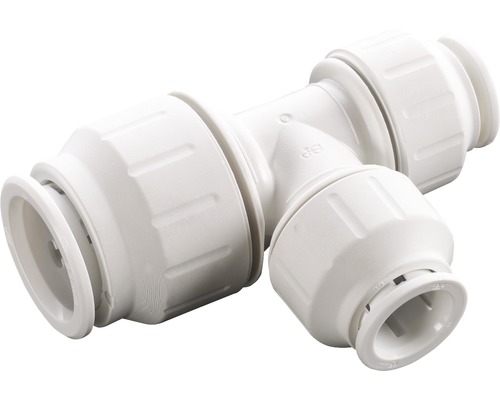 Kunststof T-stuk connector voor buizen