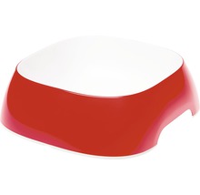 FERPLAST Voerbak Glam large kunststof rood 1,2 ltr