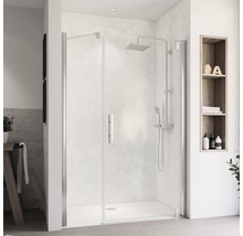 BREUER Nis douchedeur met vast deel Europa Design scharnierzijde rechts 140x200 cm chroom