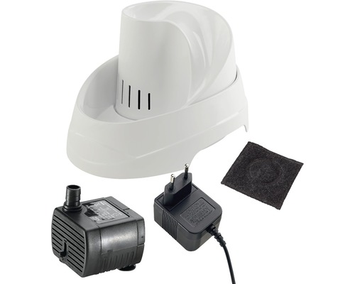 Drinkfontein voor huisdieren met pomp, voeding en filter