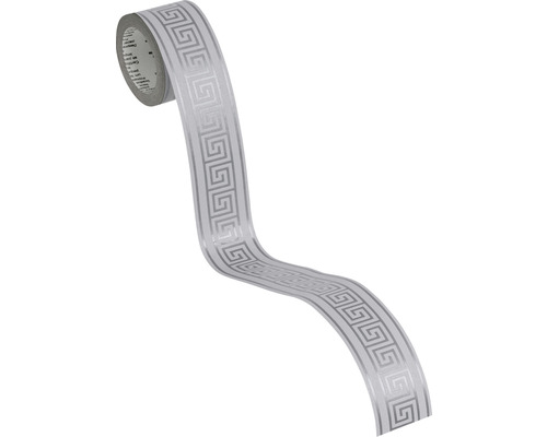 Behangrand met meandermotief op rol