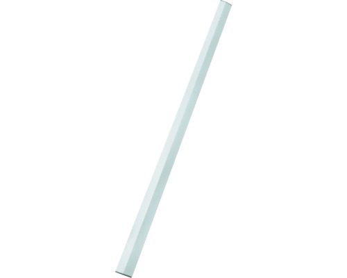 MAURERLOB Wandrij trapezium met afdekdoppen aluminium 200 cm MAURERLOB Wandrij trapezium met afdekdoppen aluminium 200 cm