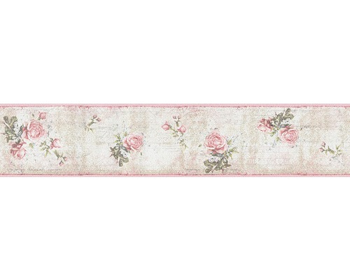 A.S. CRÉATION Behangrand papier 95665-1 Only Borders rozen roze/beige 5 m x 13 cm-0