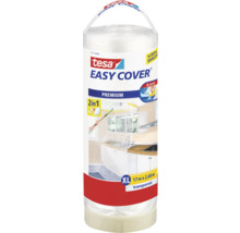 Tesa Easy Cover Premium afdekfolie, 17 meter maal 2,60 meter, transparant
