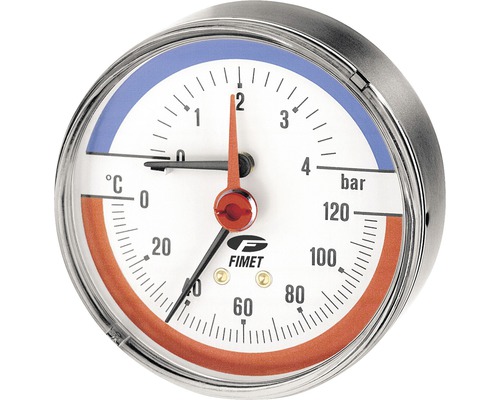 WATTS Manothermometer 4 bar- 120 °C 63 mm