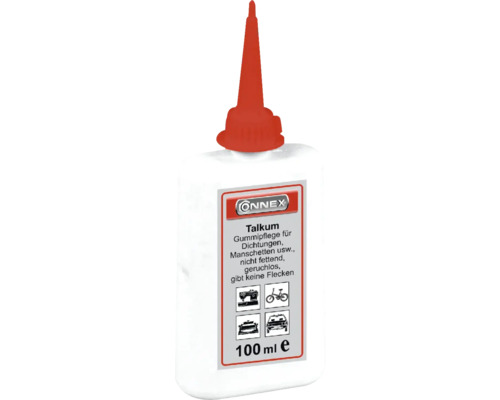 Talkumrubberverzorging voor afdichtingen en manchetten in een fles van 100 milliliter