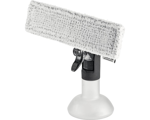 Raamwisser met spuitfles