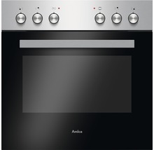 Amica oven met bedieningselementen en glazen deur