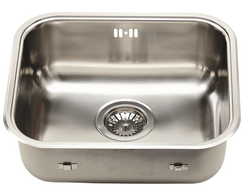 Spoelbak van roestvrij staal