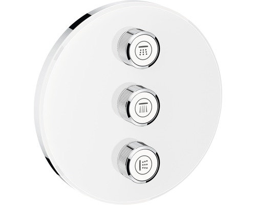 GROHE Afbouwdeel Grohtherm SmartControl drievoudig rond 29152LS0 excl. SmartBox moon white