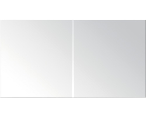 Spiegelkast 120 cm dubbelzijdig gespiegeld wit hoogglans