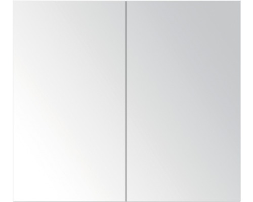 Spiegelkast 70 cm dubbelzijdig gespiegeld wit hoogglans