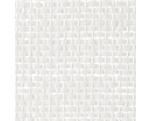 MODULAN Glasweefselbehang grof 180 gr/m² wit 1x50 m Close-up van een wit textieloppervlak met geweven structuur