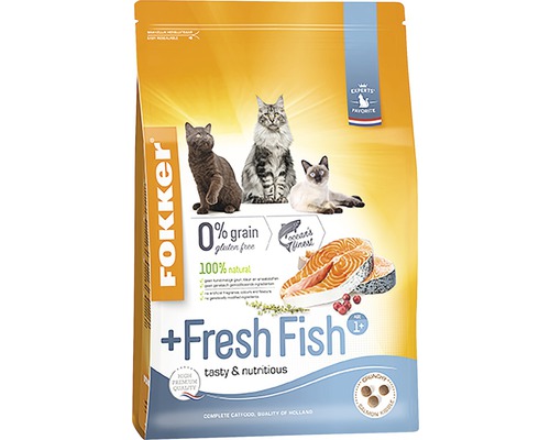 FOKKER Kattenvoer fresh fish 2,5 kg