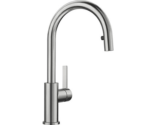 BLANCO Keukenkraan met uittrekbare handdouche Candor-S RVS BLANCO Keukenkraan met uittrekbare handdouche Candor-S RVS