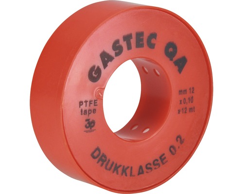 GASTEC QA afdichtband, 12 mm x 0,10 mm x 12 m