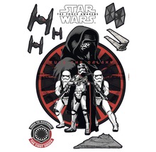 Star Wars The Force Awakens muursticker met personages en ruimteschepen
