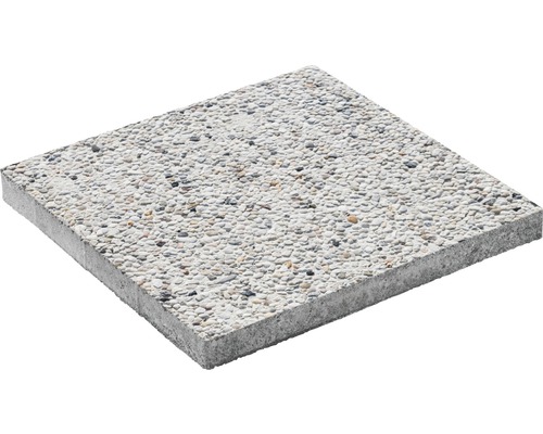 DIEPHAUS Grindtegel grijswit, 40 x 40 x 4 cm Betontegel met grindcoating