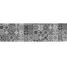 Patroon van wandtegels met geometrische en bloemmotieven