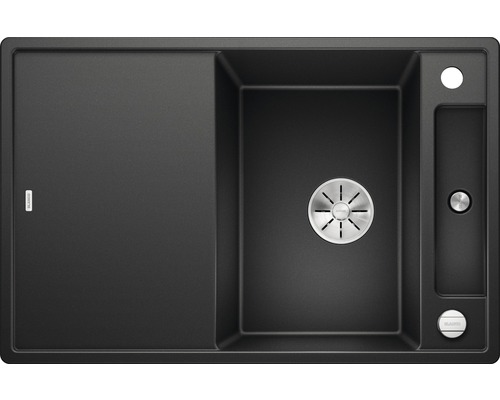 Spoelbak met afdruiprek en afvoersysteem