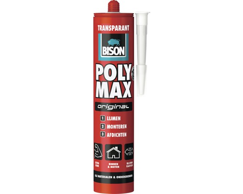 BISON Poly max® original transparant 300 gr