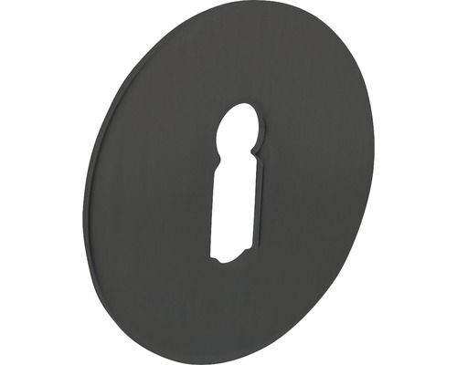 INTERSTEEL Rozet rond met sleutelgat zelfklevend zwart mat