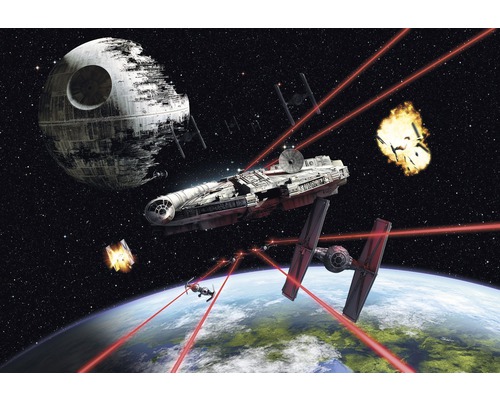 KOMAR Fotobehang papier 8-489 Disney Edition 4 Star Wars The Millennium Falcon 368x254 cm