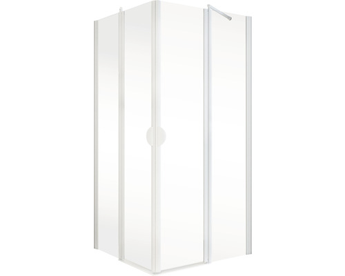 Hoekdouche met draaideur