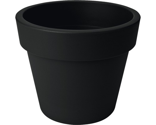 ELHO Plantenpot Green Basics top planter Ø 47 x H39,5 cm kunststof, zwart Zwarte bloempot van kunststof