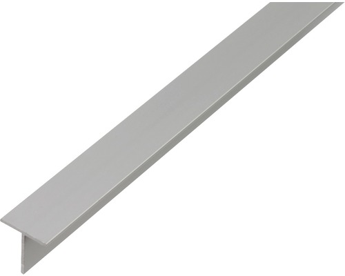 KAISERTHAL T-profiel 20x20x1,5 mm aluminium zilver 200 cm T-profiel van aluminium