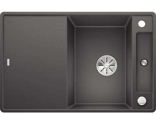 BLANCO Spoelbak Axia III 45 S-F rotsgrijs 50x77 cm Keukenspoelbak met afdruiprek