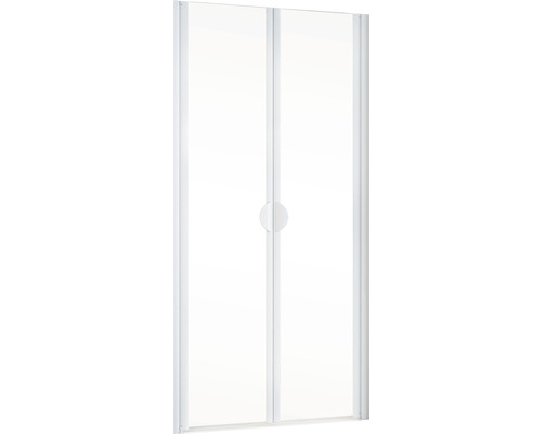 Douchecabine met twee glazen schuifdeuren