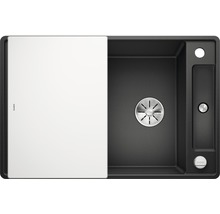 Spoelbak met afdruipvlak en zeefmand