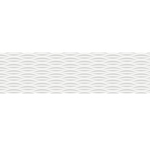 Wit 3D wandpaneel met golfpatroon