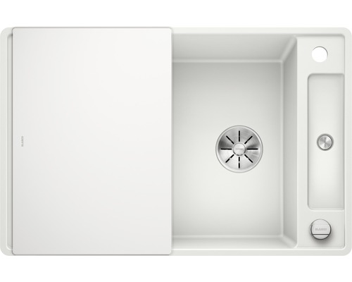 Spoelbak van silgranit met afdruiprek