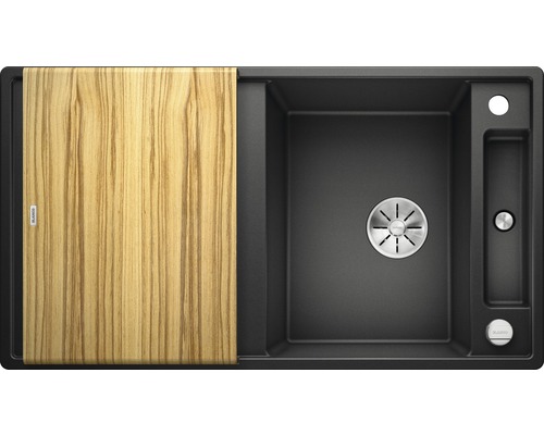 Granieten spoelbak met snijplank