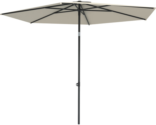 SOLUNA Parasol Dijon push up ecru Ø 300 cm